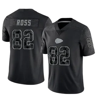 Justyn Ross Men's Kansas City Chiefs Nike Reflective Jersey - Limited Black