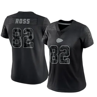 Justyn Ross Women's Kansas City Chiefs Nike Reflective Jersey - Limited Black