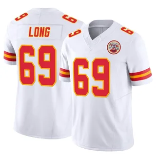 Kyle Long Men's Kansas City Chiefs Nike Vapor F.U.S.E. Jersey - Limited White