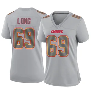 Kyle Long Women's Kansas City Chiefs Nike Atmosphere Fashion Jersey - Game Gray