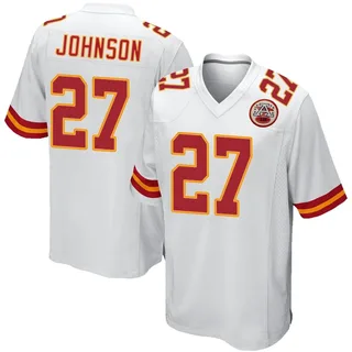 Larry Johnson Men's Kansas City Chiefs Nike Jersey - Game White