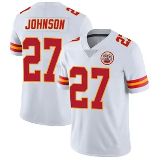 Larry Johnson Men's Kansas City Chiefs Nike Vapor Untouchable Jersey - Limited White