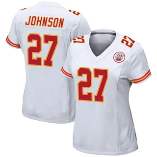 Larry Johnson Women's Kansas City Chiefs Nike Jersey - Game White