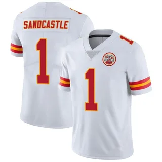 Leon Sandcastle Men's Kansas City Chiefs Nike Vapor Untouchable Jersey - Limited White