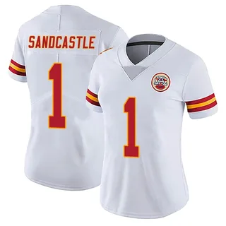 Leon Sandcastle Women's Kansas City Chiefs Nike Vapor Untouchable Jersey - Limited White