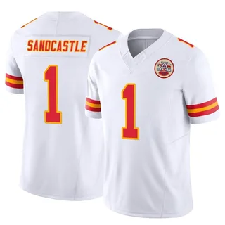 Leon Sandcastle Youth Kansas City Chiefs Nike Vapor F.U.S.E. Jersey - Limited White