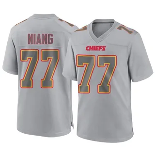 Lucas Niang Men's Kansas City Chiefs Nike Atmosphere Fashion Jersey - Game Gray