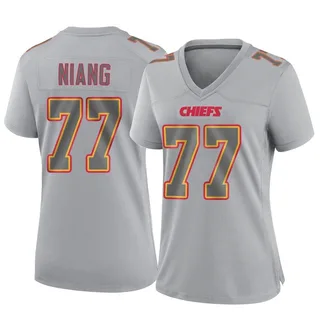 Lucas Niang Women's Kansas City Chiefs Nike Atmosphere Fashion Jersey - Game Gray