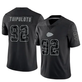 Marlon Tuipulotu Youth Kansas City Chiefs Nike Reflective Jersey - Limited Black