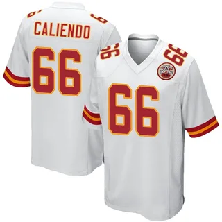 Mike Caliendo Men's Kansas City Chiefs Nike Jersey - Game White