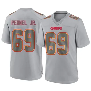 Mike Pennel Jr. Men's Kansas City Chiefs Nike Atmosphere Fashion Jersey - Game Gray