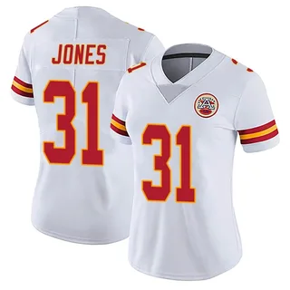 Nic Jones Women's Kansas City Chiefs Nike Vapor Untouchable Jersey - Limited White