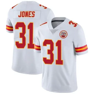 Nic Jones Youth Kansas City Chiefs Nike Vapor Untouchable Jersey - Limited White