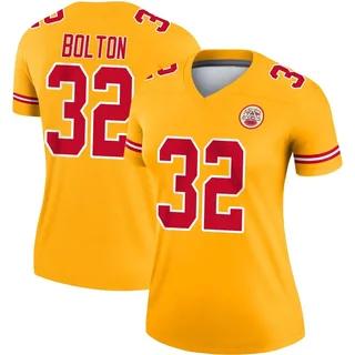 Nick Bolton Women's Kansas City Chiefs Nike Inverted Jersey - Legend Gold