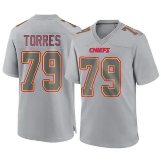 Nick Torres Men's Kansas City Chiefs Nike Atmosphere Fashion Jersey - Game Gray