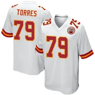 Nick Torres Men's Kansas City Chiefs Nike Jersey - Game White