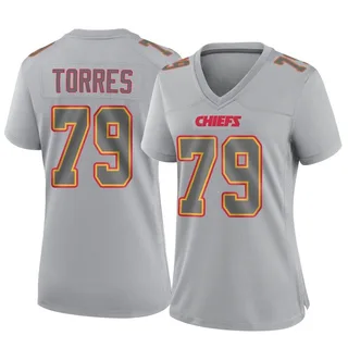 Nick Torres Women's Kansas City Chiefs Nike Atmosphere Fashion Jersey - Game Gray