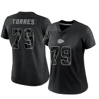 Nick Torres Women's Kansas City Chiefs Nike Reflective Jersey - Limited Black