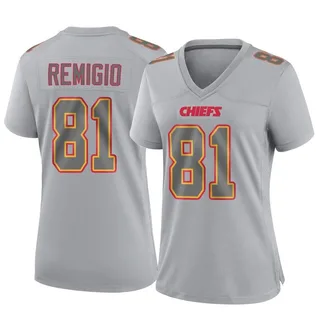 Nikko Remigio Women's Kansas City Chiefs Nike Atmosphere Fashion Jersey - Game Gray