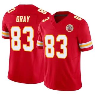 Noah Gray Men's Kansas City Chiefs Vapor F.U.S.E. Jersey - Limited Red