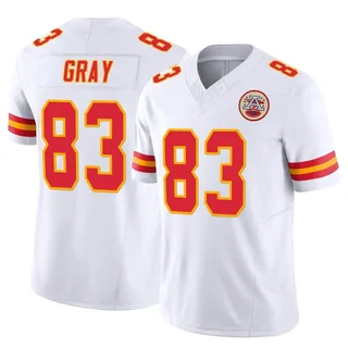 Noah Gray Men's Kansas City Chiefs Nike Vapor F.U.S.E. Jersey - Limited White