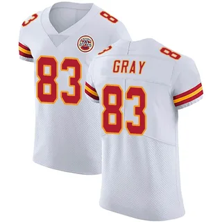 Noah Gray Men's Kansas City Chiefs Nike Vapor Untouchable Jersey - Elite White