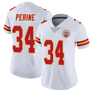 Samaje Perine Women's Kansas City Chiefs Nike Vapor Untouchable Jersey - Limited White