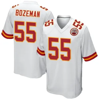 Swayze Bozeman Men's Kansas City Chiefs Nike Jersey - Game White