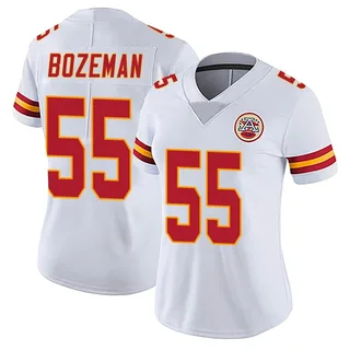 Swayze Bozeman Women's Kansas City Chiefs Nike Vapor Untouchable Jersey - Limited White