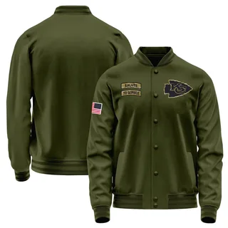 Men's Kansas City Chiefs Salute to Service Sideline Performance Jacket - Olive