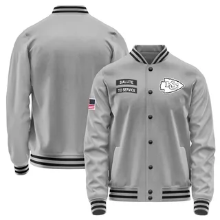 Youth Kansas City Chiefs Salute to Service Performance Jacket - Gray