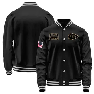 Youth Kansas City Chiefs Salute to Service Sideline Performance Jacket - Black